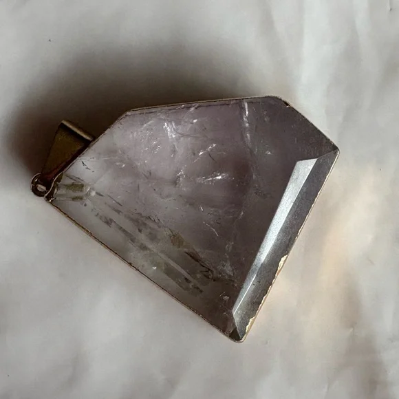 Mystic Prism Fluorite Pendant – Healing Crystal Jewelry - Picture 1 of 4
